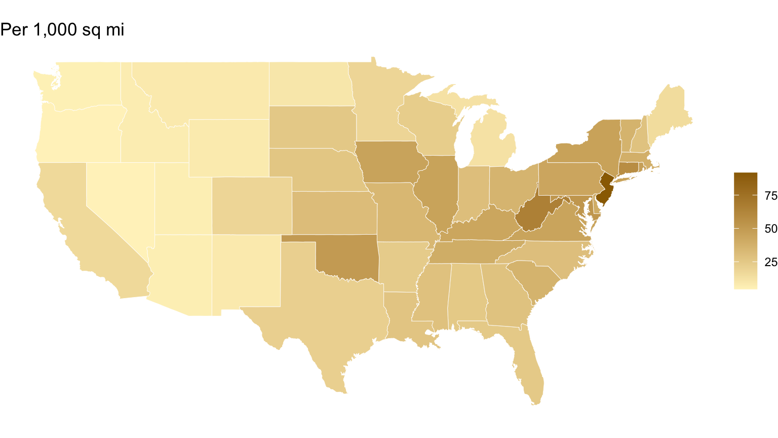 Side-by-side maps of raw NOAA totals and area-normalized record rates.